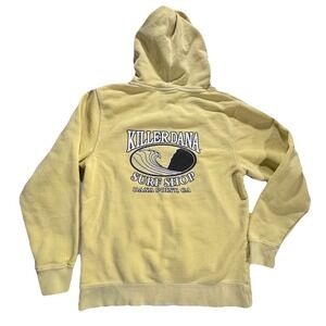 Killer Dana Surf Shop Hoodie Boys Teen Lg 14/16 Yellow Surf Skate READ